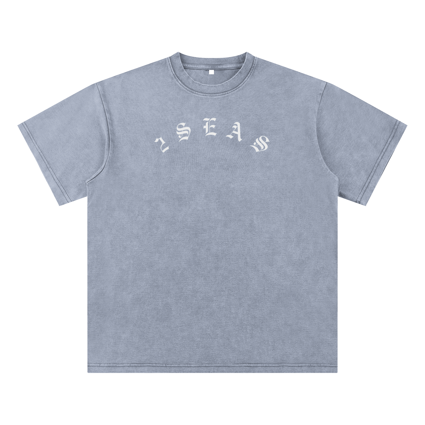 2SEAS front logo Ye Olde boxy tee
